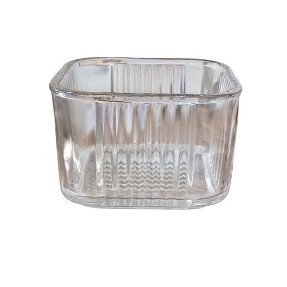 Vintage Glass Refrigerator Dish 4.75" - Picture 1 of 6